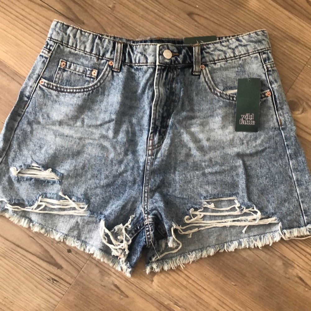 NWT wild fable high rise denim shorts